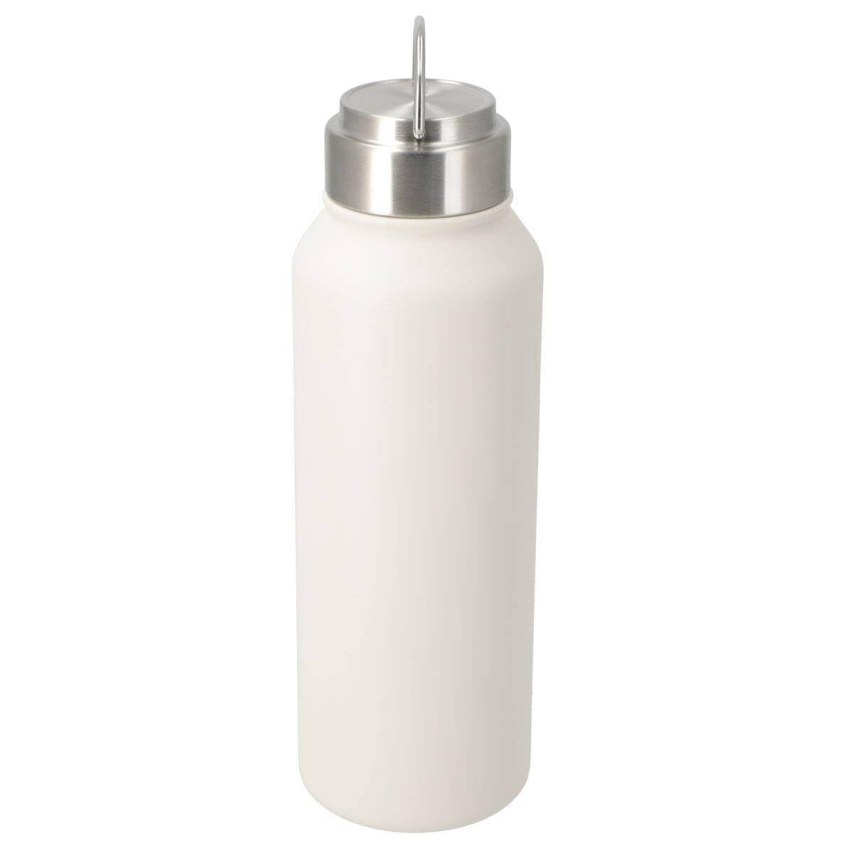 ステンレスハンドル付きボトル(1000mL ベージュ WB006) | ニトリネット