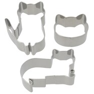 クッキー抜き型(デコネコ 3P TY07)