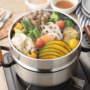 鍋にのせるステンレス製せいろ