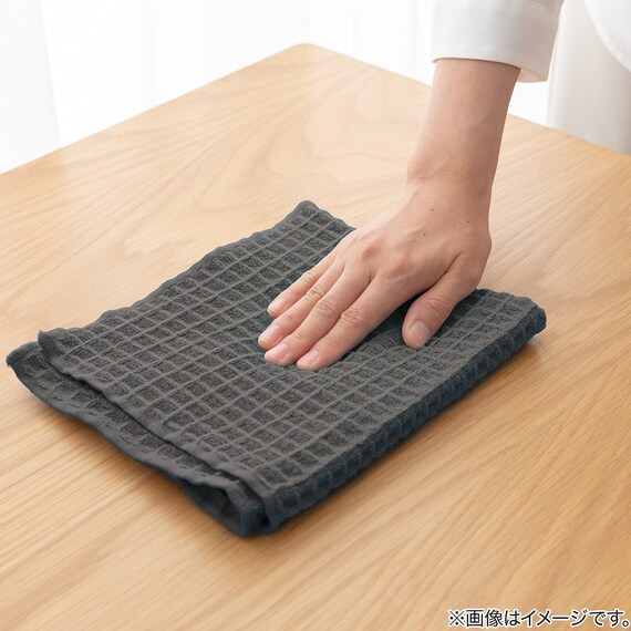 吸水速乾水切りマット(ダークグレー) 2枚目画像