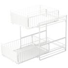 シンク下スライドラック2段 幅30cm(STｰW30ホワイト) 5枚目画像