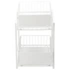 シンク下スライドラック2段 幅30cm(STｰW30ホワイト) 6枚目画像