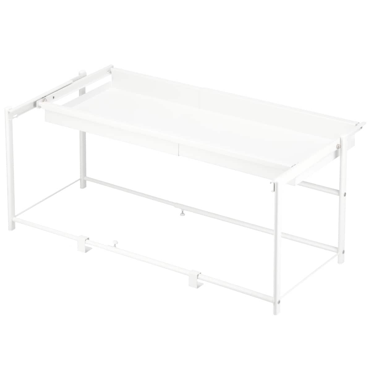 シンク下引き出し用スライドラック 幅46～74cm (ホワイト) | ニトリ