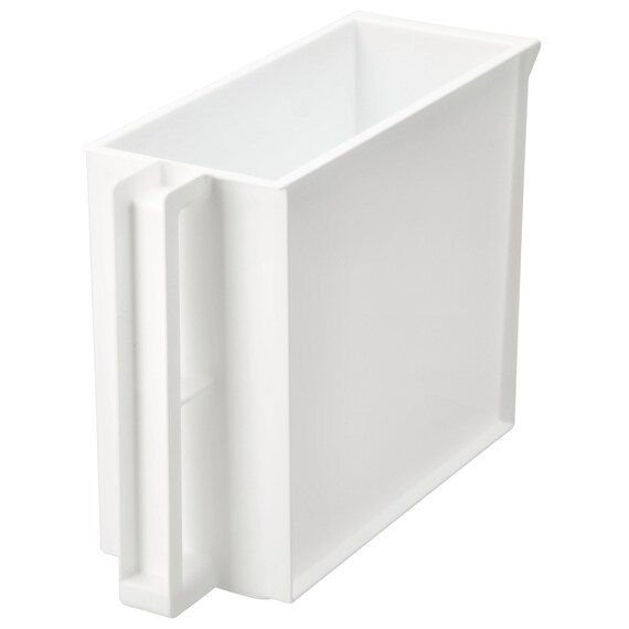 すき間なく並べる 吊戸棚ストッカー(たてハーフ ホワイト) 1枚目画像