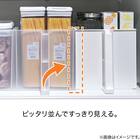 すき間なく並べる 吊戸棚ストッカー(たてハーフ ホワイト) 5枚目画像