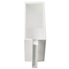 すき間なく並べる 吊戸棚ストッカー(たてハーフ ホワイト) 6枚目画像