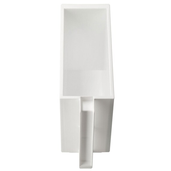 すき間なく並べる 吊戸棚ストッカー(たてハーフ ホワイト) 6枚目画像