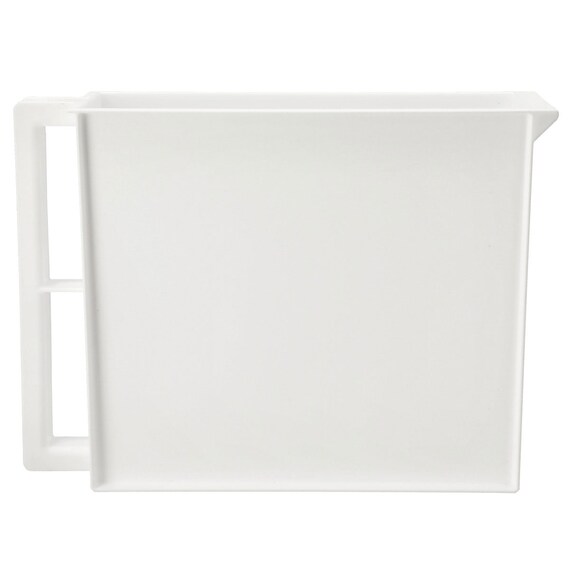 すき間なく並べる 吊戸棚ストッカー(たてハーフ ホワイト) 7枚目画像