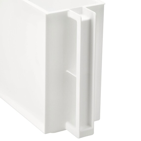 すき間なく並べる 吊戸棚ストッカー(たてハーフ ホワイト) 8枚目画像