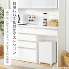 分別ダストワゴン 目隠しパネル付き(ホワイト) 3枚目画像