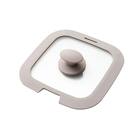 TORERUシリーズ専用 シリコーンガラスフタ(20cm モカ FS004) 4枚目画像