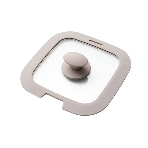 TORERUシリーズ専用 シリコーンガラスフタ(20cm モカ FS004) 4枚目画像