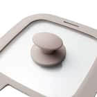 TORERUシリーズ専用 シリコーンガラスフタ(20cm モカ FS004) 5枚目画像