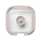 TORERUシリーズ専用 シリコーンガラスフタ(20cm モカ FS004) 6枚目画像