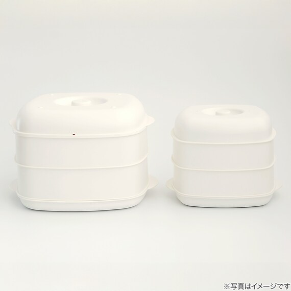 二品作れるレンジせいろ蒸し器 大 14枚目画像