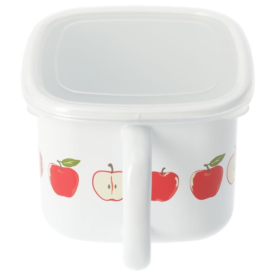 ホーロー味噌ポット 蓋つき(TY08) 6枚目画像