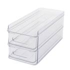 【セット】トレー用フタ付き冷蔵庫引出しセット　幅13cm　2段 9枚目画像