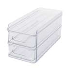 【セット】トレー用フタ付き冷蔵庫引出しセット 幅13cm 2段 9枚目画像