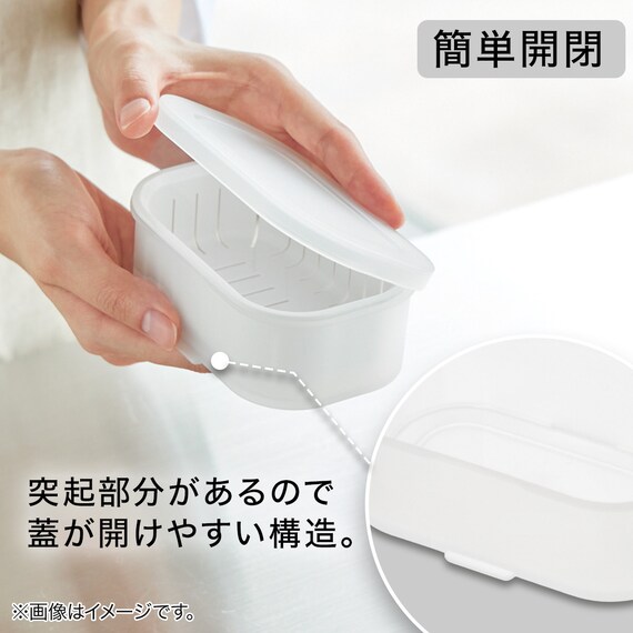 立てて保存できる冷凍ごはん容器(小盛り用 2個セット) 11枚目画像