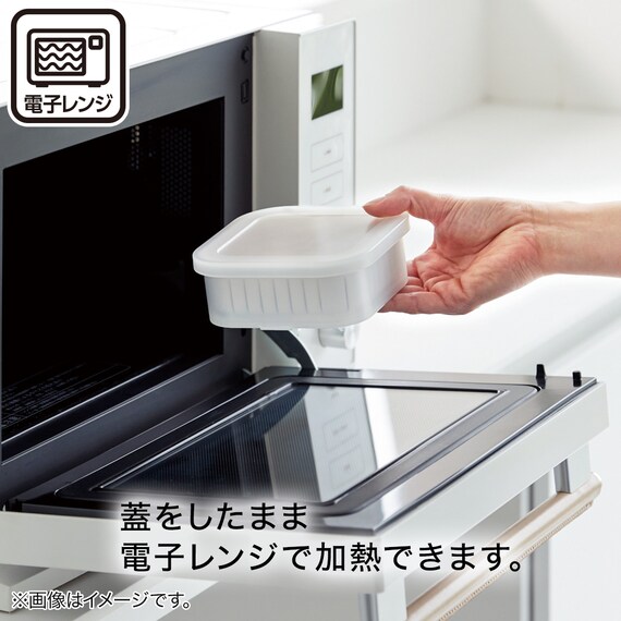 立てて保存できる冷凍ごはん容器(2個セット) 6枚目画像