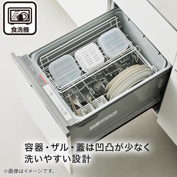 立てて保存できる冷凍ごはん容器(2個セット) 7枚目画像