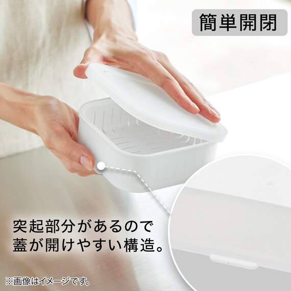 立てて保存できる冷凍ごはん容器(2個セット) 11枚目画像