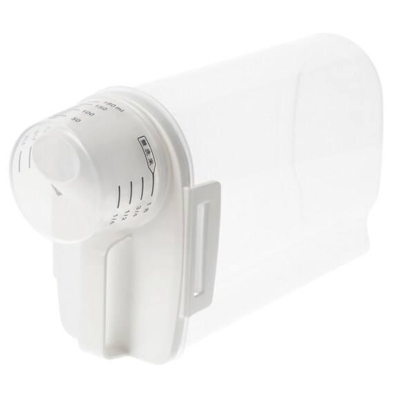 たてよこ置ける 冷蔵庫用 米びつ(2kg ホワイト) 6枚目画像