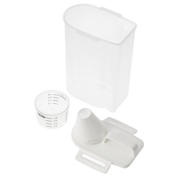 たてよこ置ける 冷蔵庫用 米びつ(2kg ホワイト) 7枚目画像