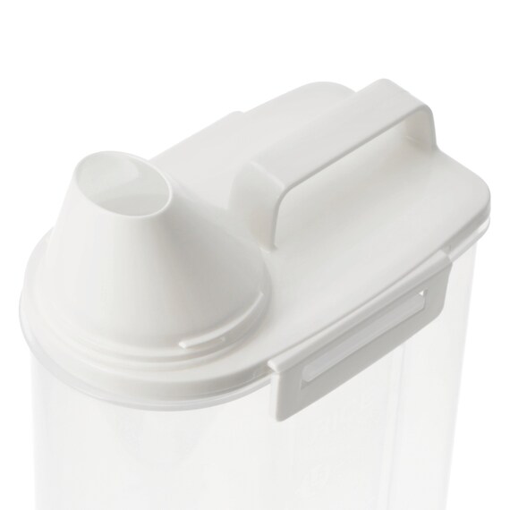 たてよこ置ける 冷蔵庫用 米びつ(2kg ホワイト) 8枚目画像