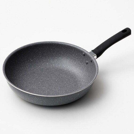 ガス火軽量 マーブルコート炒め鍋(28cm KY094) 1枚目画像