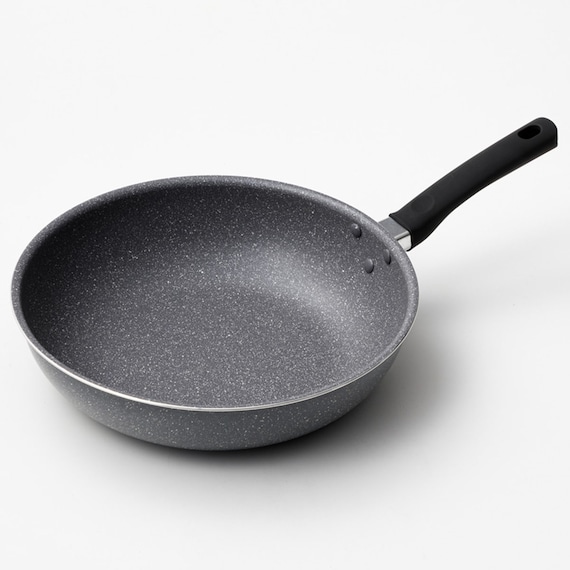 ガス火軽量 マーブルコート炒め鍋(28cm KY094) 1枚目画像