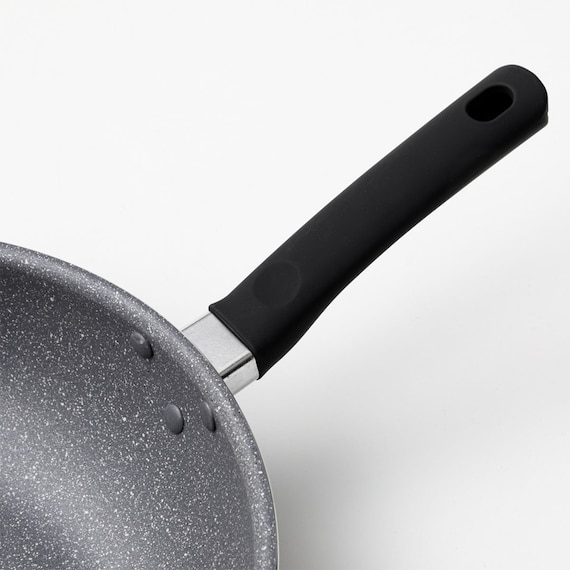 ガス火軽量 マーブルコート炒め鍋(28cm KY094) 5枚目画像