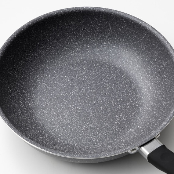 ガス火軽量 マーブルコート炒め鍋(28cm KY094) 7枚目画像