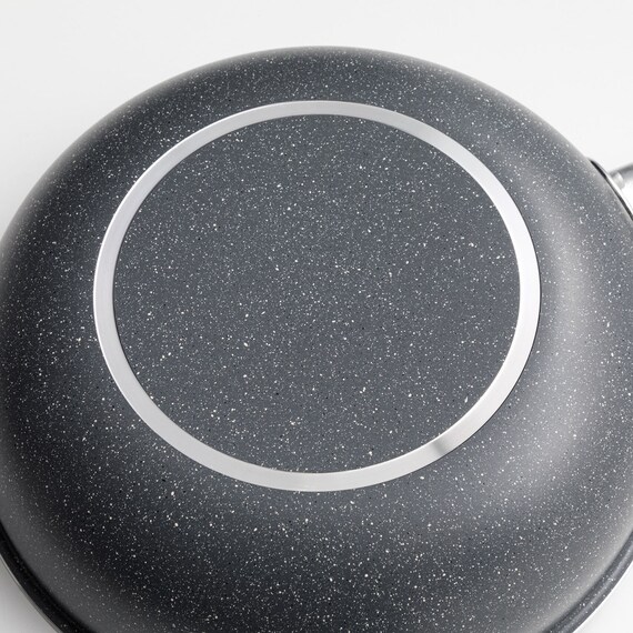 ガス火軽量 マーブルコート炒め鍋(28cm KY094) 8枚目画像