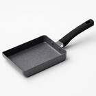 ガス火軽量 マーブルコート玉子焼(13×18cm KY094) 1枚目画像