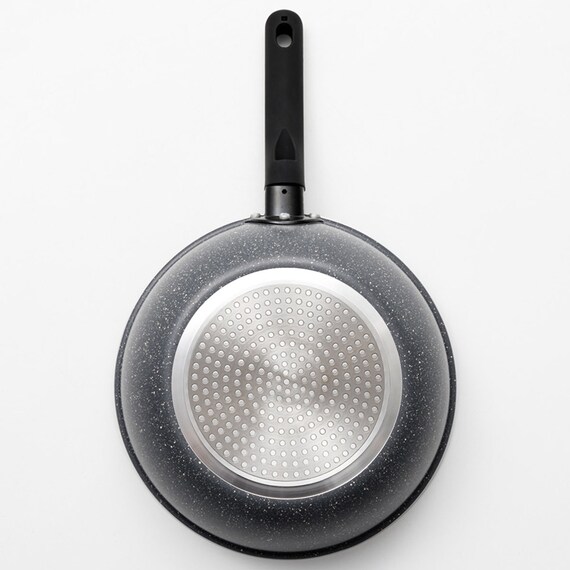 IH軽量 マーブルコート炒め鍋(24cm KY095) 3枚目画像