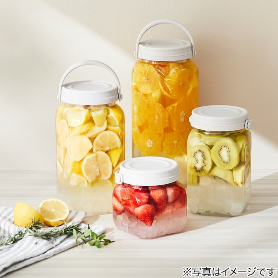 目盛り付き果実酒びん(2150mL モカ CN005) 3枚目画像