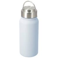 ステンレスハンドル付きボトル(530mL ブルー WB006)
