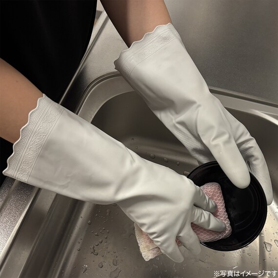 ビニール手袋 中厚手(M) 4枚目画像