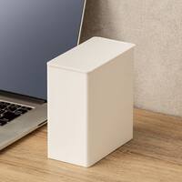 抗菌蓋つき ダストボックス(JC 1.1L ホワイト)
