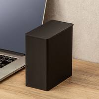 抗菌蓋つきダストボックス(JC 1.1L ブラック)