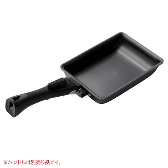 【取っ手がとれる】IHスピンコート 卵焼き13x18cm(TORERU3) トレル つるつるコーティング 7枚目画像