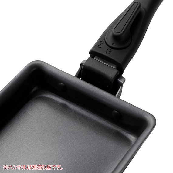 【取っ手がとれる】IHスピンコート 卵焼き13x18cm(TORERU3) トレル つるつるコーティング 9枚目画像
