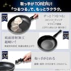 【取っ手がとれる】IHスピンコート 鍋16cm(TORERU3) トレル つるつるコーティング 5枚目画像