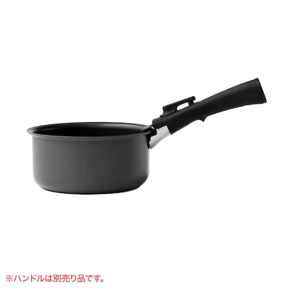 【取っ手がとれる】IHスピンコート 鍋16cm(TORERU3) トレル つるつるコーティング 18枚目画像