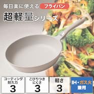 IH・ガス火 超軽量フライパン (BE KY101)