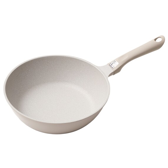 IH・ガス火 超軽量炒め鍋(24cm ベージュ WP24BEKY101) 1枚目画像