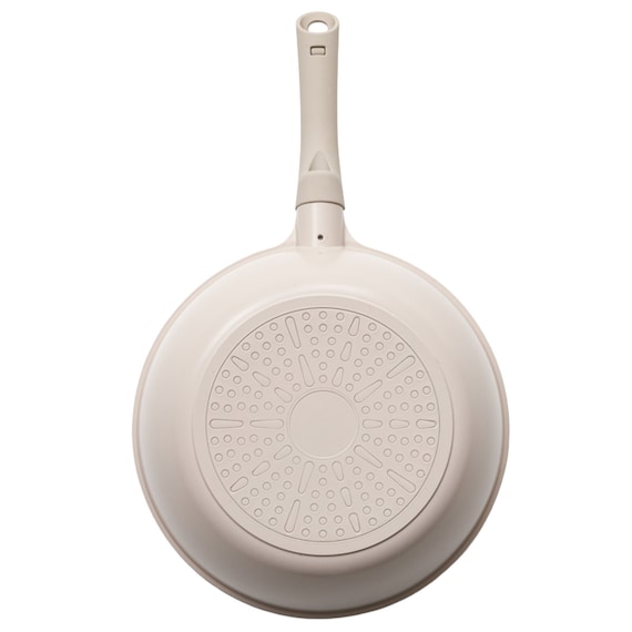 IH・ガス火 超軽量炒め鍋(24cm ベージュ WP24BEKY101) 4枚目画像