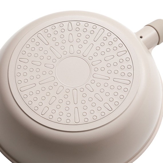 IH・ガス火 超軽量炒め鍋(24cm ベージュ WP24BEKY101) 9枚目画像