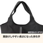 おりたためる保冷バッグポケット付(13L ダークグレー) 2枚目画像